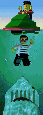 LEGO Island Shark and Brickster